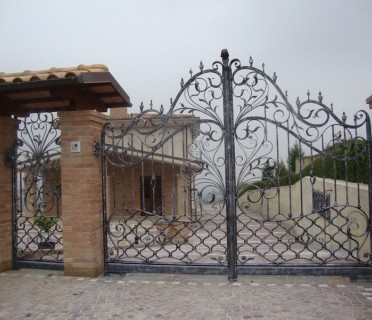 Ворота кованые ВК31