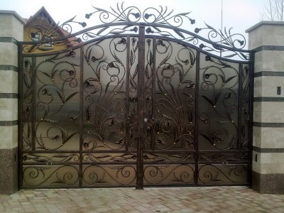 Ворота кованые ВК34