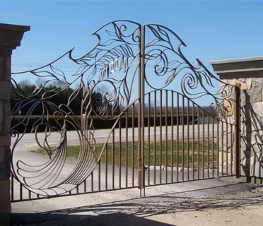 Ворота кованые ВК42