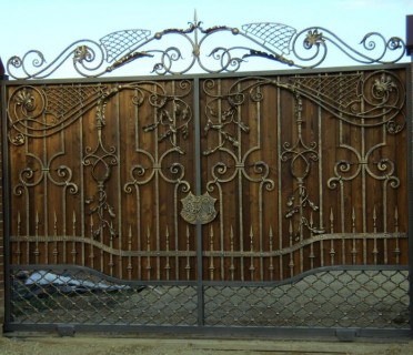 Ворота кованые ВКД01